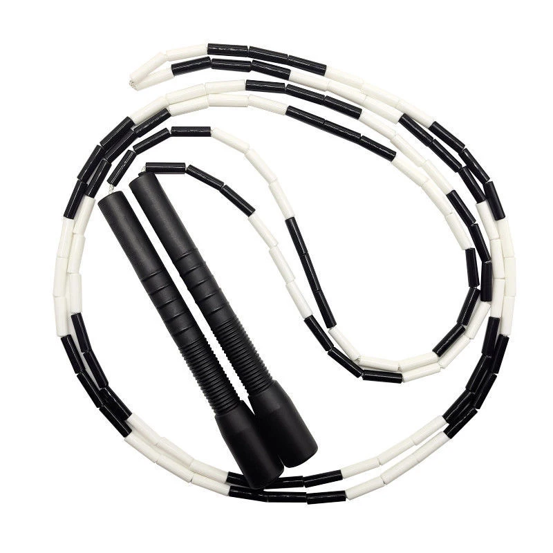 Jump Rope Hard Beaded Bamboo Skipping Rope Fancy Jump Work Out Children's Jumping Rope Jump Beaded Exercising At Home