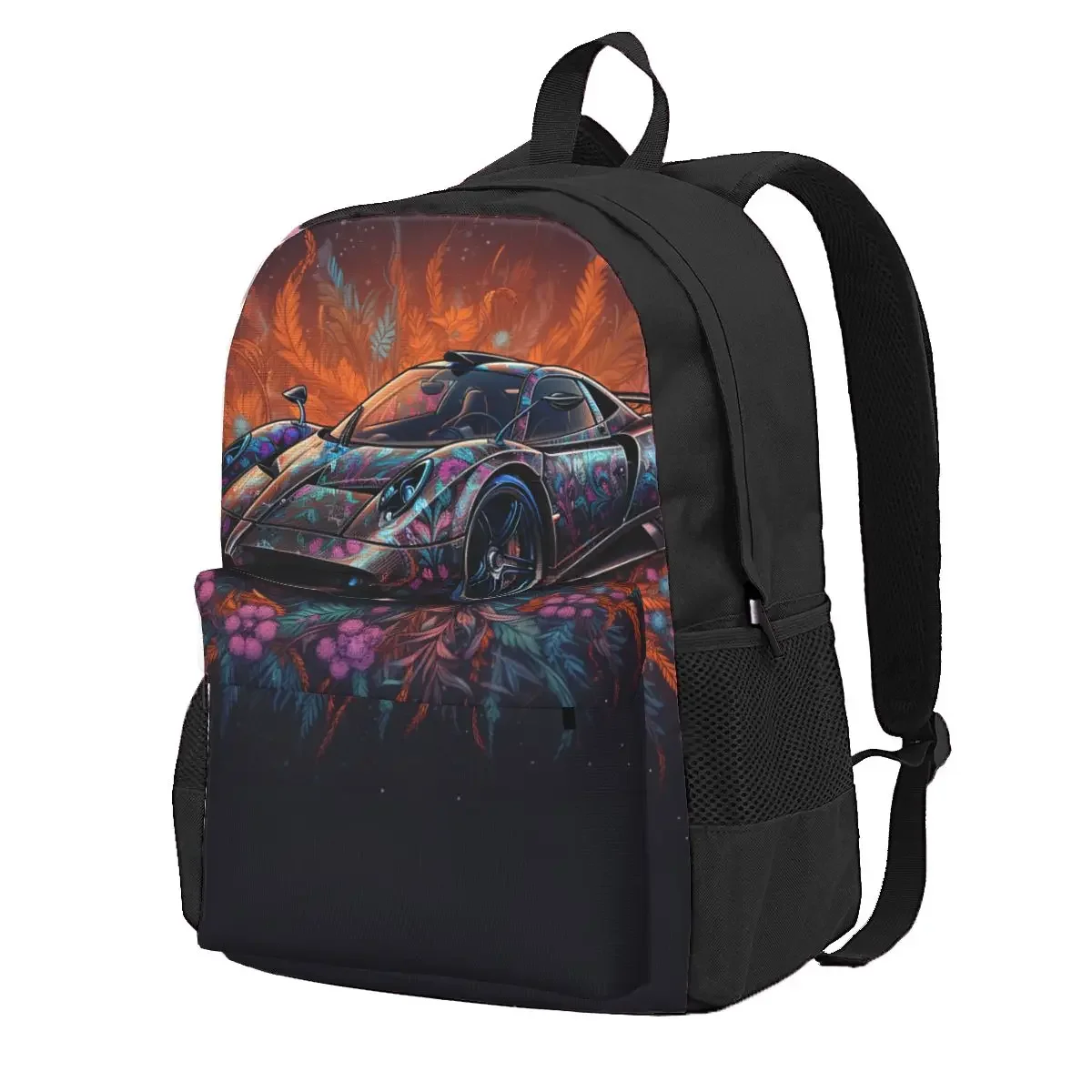 

Скоростной спортивный рюкзак с машинкой, неоновые красочные рюкзаки с рисунком для велоспорта, дизайнерские легкие школьные ранцы унисекс, забавный рюкзак