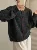 Knit Sweater Cardigan Coat For Women Long Sleeve Patchwork Ribbed Casual Loose Cropped Top Female Knitwear Outwear Jumpers