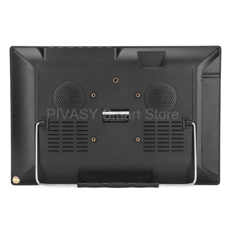 15.4 Inch Mini Car Television Player Portable Digital TV Monitor Movable LED Small Rechargeable for Domestic Outdoor USB HDMI