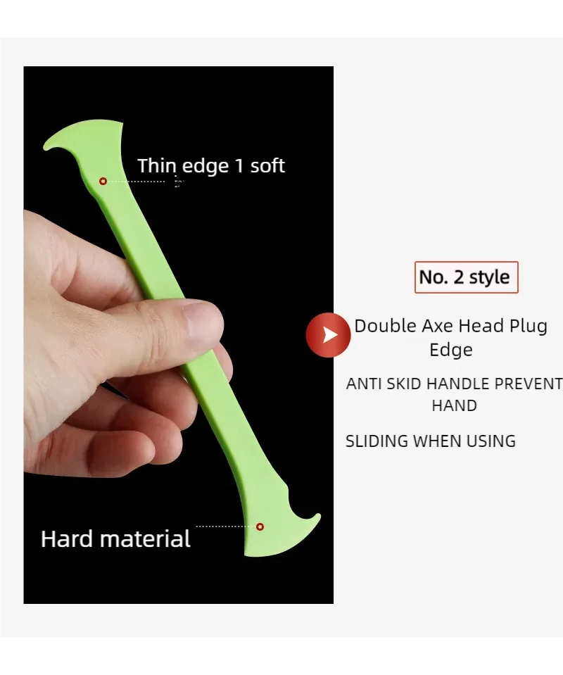 TOFAR 3PCS Micro Stick Rakel Vinyl Auto Wrap Tool Kit Fenster Tönung Gehen Ecke Schaber Kurven Slot Tucking Werkzeuge lücke Film Cutter – Detail 12