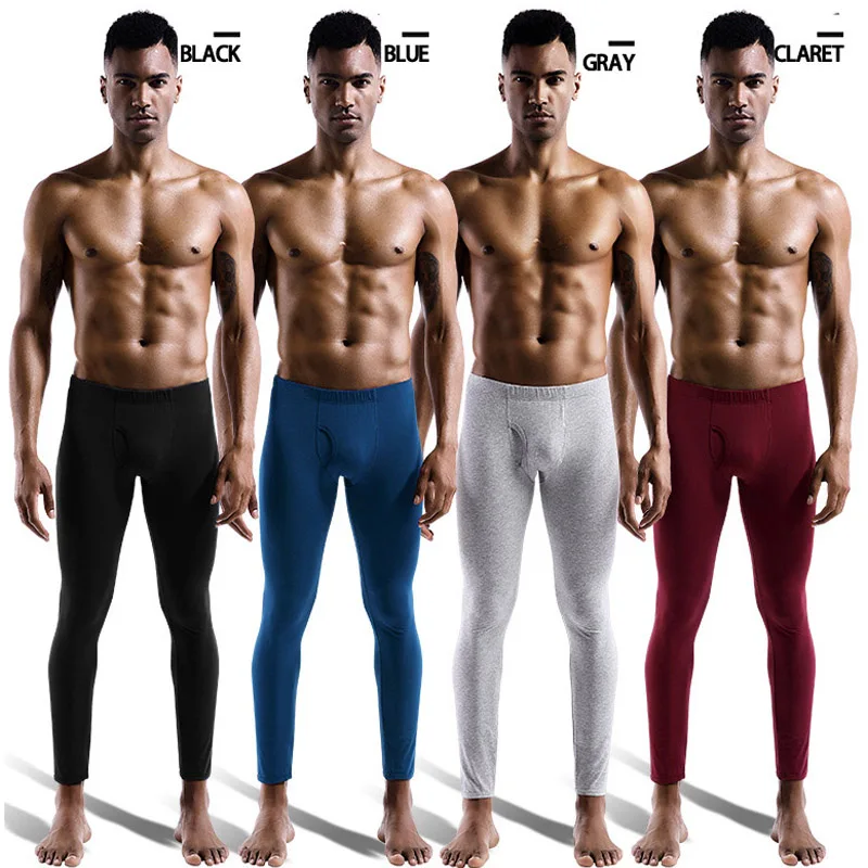 Mens Long Johns Sexy U Convex Penis Pouch Leggings Tight Underwear Men Home  Sheer Lounge Pants Gay Sleepwear Thermal Underpants 211105 From Lu01, $9.49