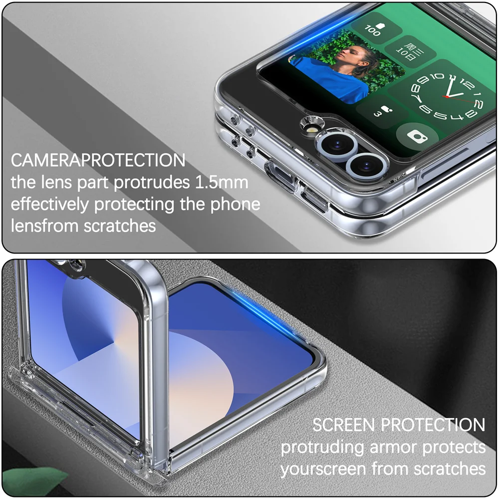 Matte PC Shockproof Hinge Protector Case with Magsafe - Solid Color
