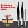 Enlarge Reamer Pin Drilling Handheld Deburring 3-13mm&5/6-16mm Reamer Wood Plastic Metal Hole Reamer Taper Metal Hand Tools For 6