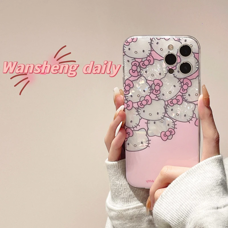 thumbnail image 1 of Cartoon Cute Kitty Cat Tpu Case For Huawei Y7A Y7 Y9 Prime Y6 Y6P P30 Lite P Smart Nova 5T Y70 Honor X8 X9 X8A X7 20 9X 50 Cover, 1 of 5
