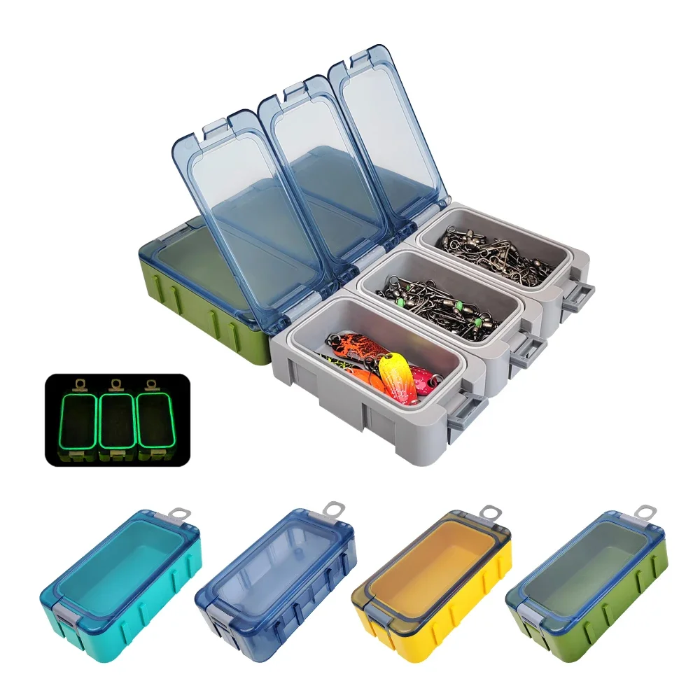 3-Pack Luminous Spliceable Tackle Boxes 1