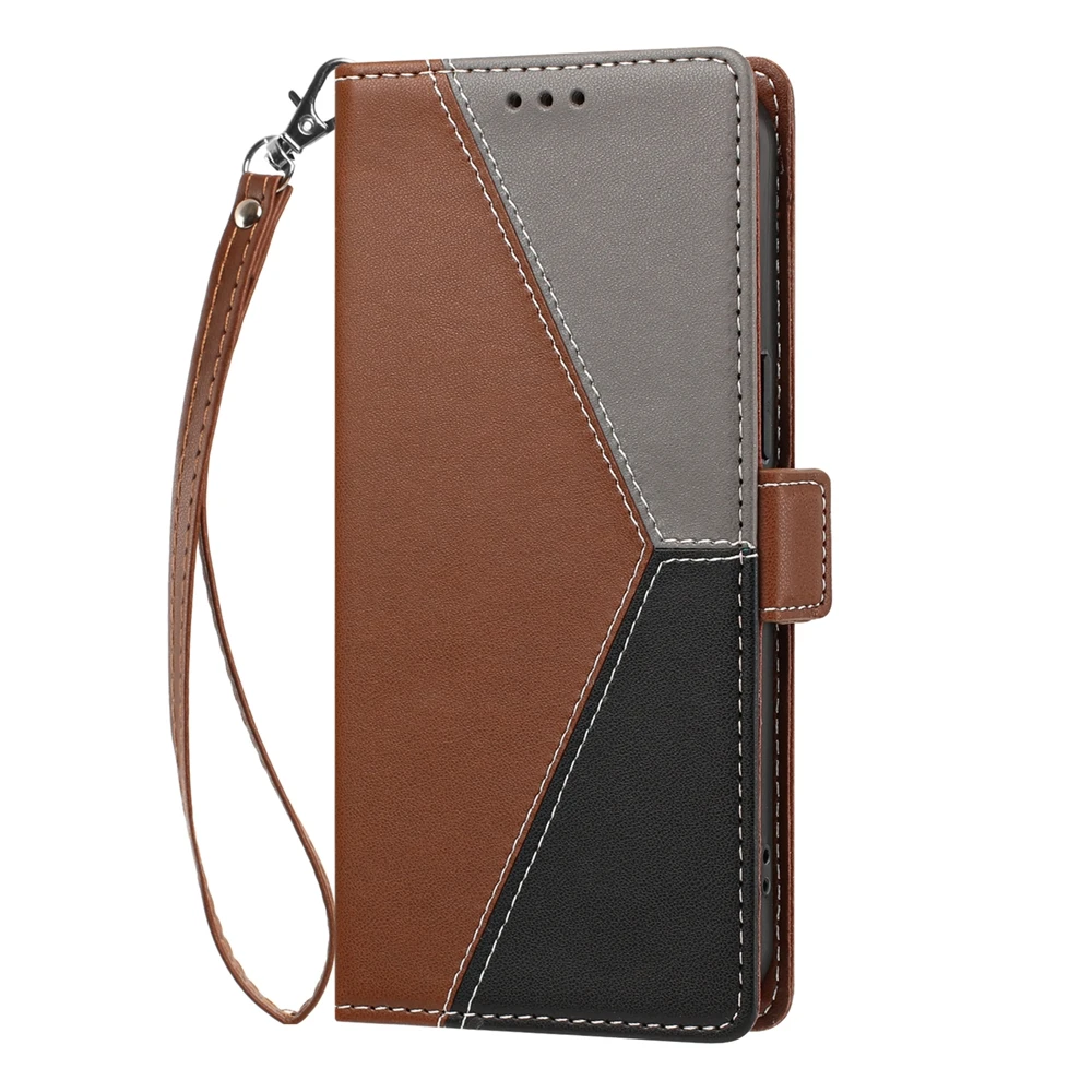 Sleek Magnetic Flip Leather Wallet Card Case