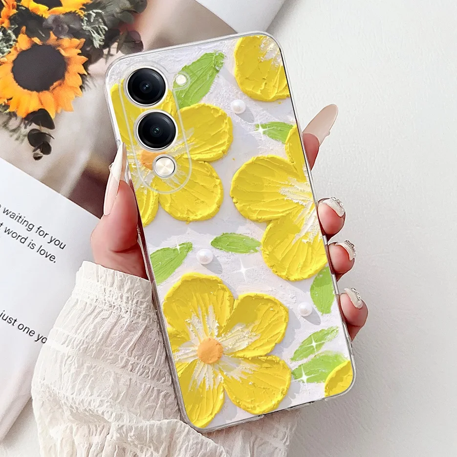 Cute Cat White Lion King Painted Soft Slim Phone Case