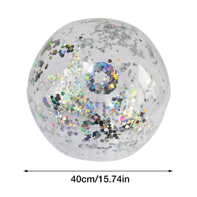 1PC Inflatable Pool Party Toys Transparent Beach Ball Outdoor Summer Water Toys Swimming Float Ball Toys For Adult Children 5