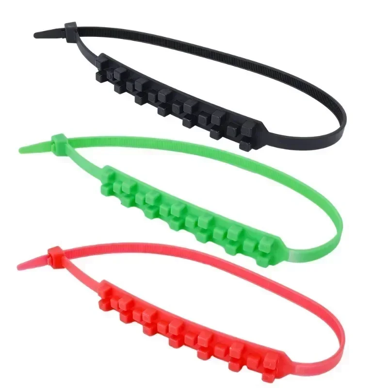 Electric Car Anti-skid Chain 5/10PCS Wear-resistant Thickened Nylon Anti-skid Tie Universal Snow Car Tyre Emergency Chain