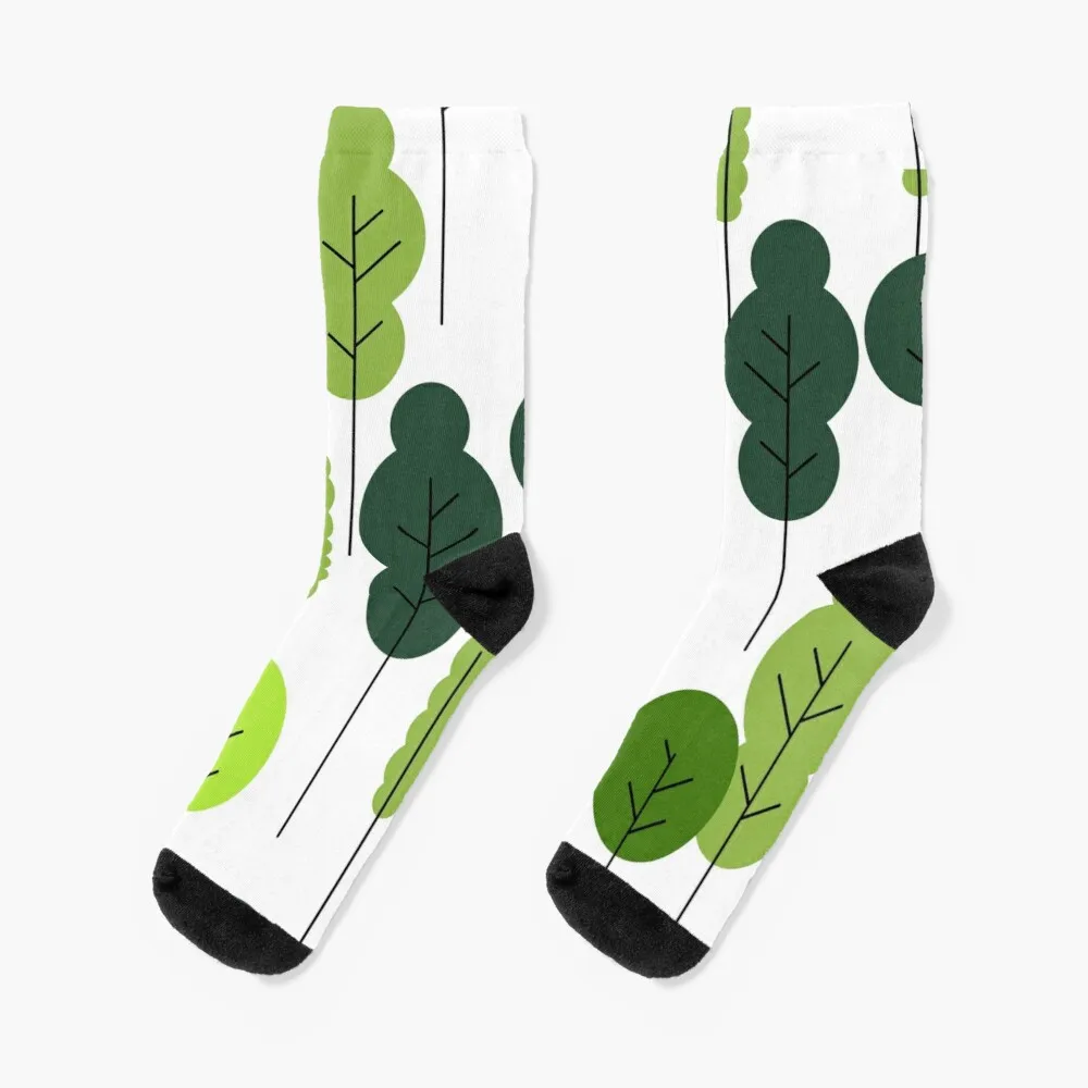 BEAUTIFUL GREEN TREES, FOREST INSPIRED PATTERNSocks Sport Man Sock the faery forest