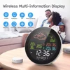 Tuya WiFi Smart Weather Station Colour LCD Table Clock Temperature Tester Weather Forecast Multifunction Thermometer Hygrometer 3