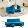 Creative Children's Foam Sofa with Spherical Modules and Tunnel Elements Foldable children's Couch 9pcs Toddler Sofa for Bedroom 2