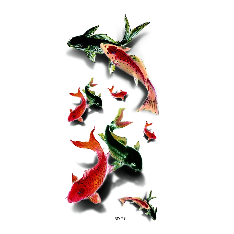 37 Stile 3D Temporäre Tattoos Aufkleber Schleife Schmetterling Rose Blume Flash Tattoo Feder Früchte Tiere Fake Tatoo Frauen – Detail 29