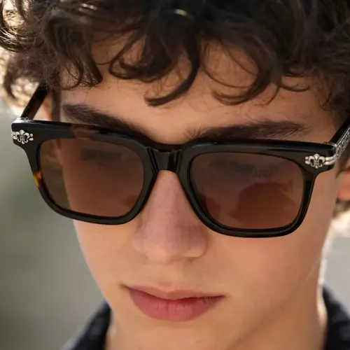 World Fashion Trend Brand Acetate Square Frame Men's Sun glasses Outdoor Travel Driving Sunshade UV400 Women's Luxury Sunglasses - Image 4
