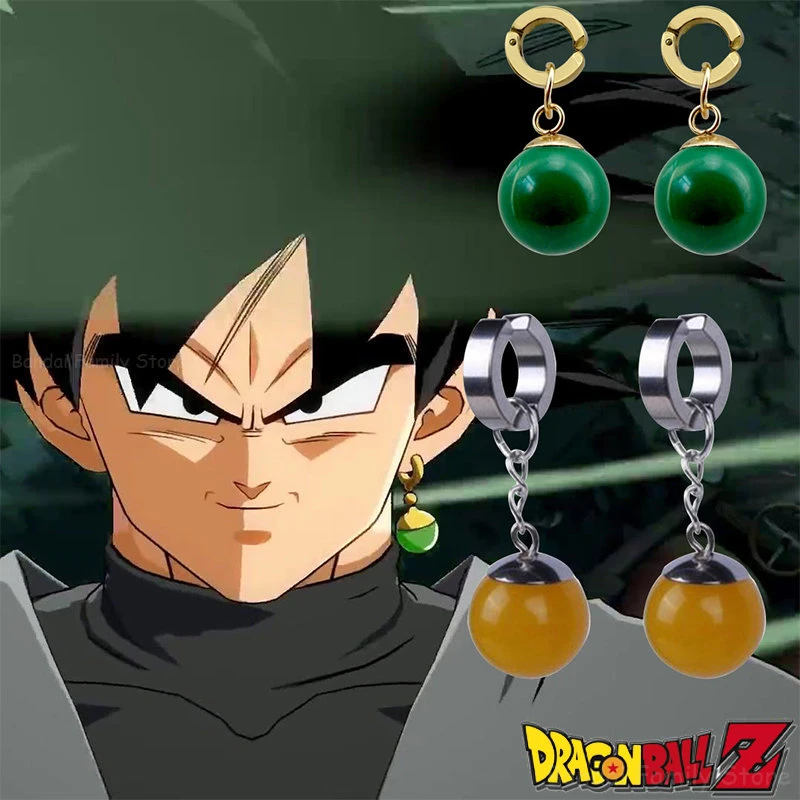 Pendientes de Dragon Ball Son Goku para hombre y mujer, accesorios de  joyería de Anime, accesorios de dibujos animados, Clips para las orejas,  disfraz de Halloween, regalo| | - AliExpress