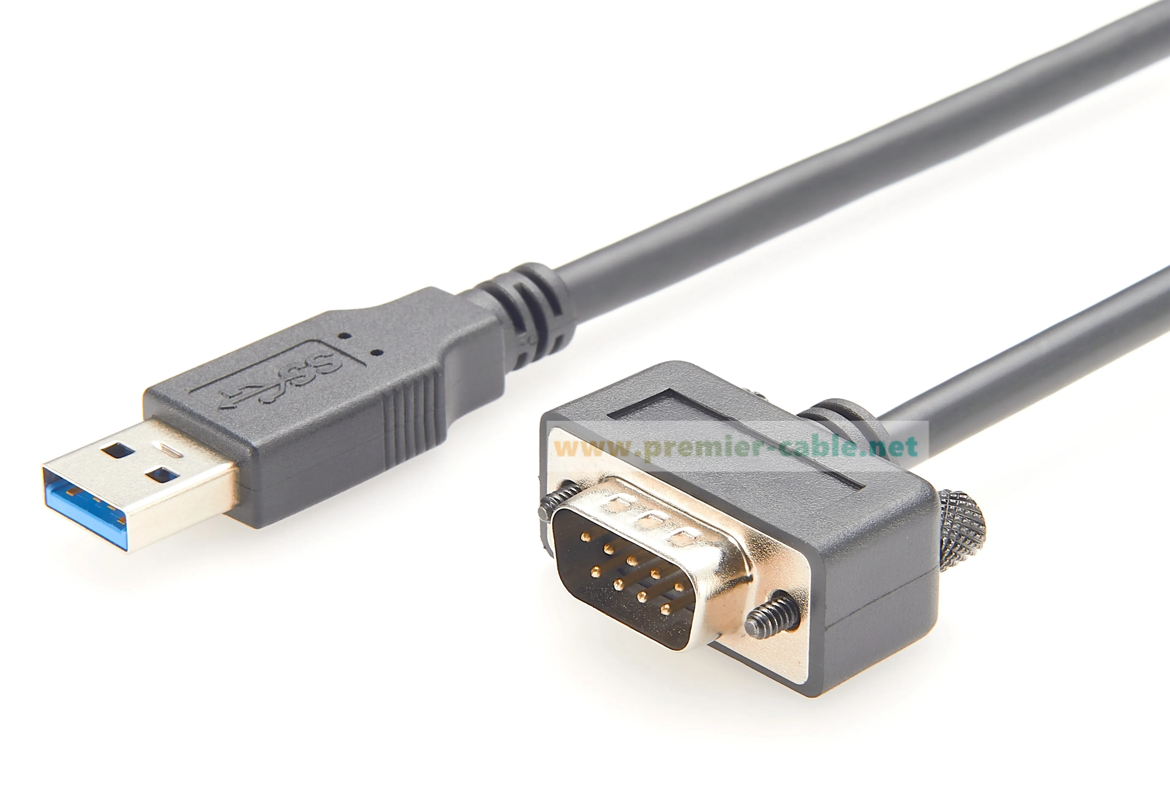 Low Profile USB 2.0 auf RS232 DB9 männliches serielles Konverterkabel mit FT232RNL-Chip, ultradünnes USB-auf-D-Sub-9-Pin-COM-Port-Kabel – Detail 7