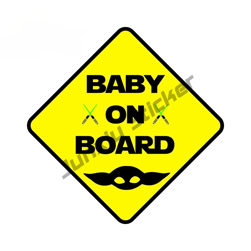 Adesivo Baby on Board, segnale di avvertimento, lavabile in auto, resistente alle intemperie e ai raggi UV - Italia