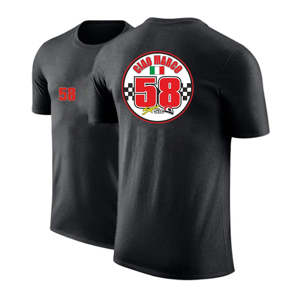 Men 2023 New 58 Super Sic Marco Simoncel Spring and Summer Sell Well Comfortable Breathable Round Neck Short Sleeve