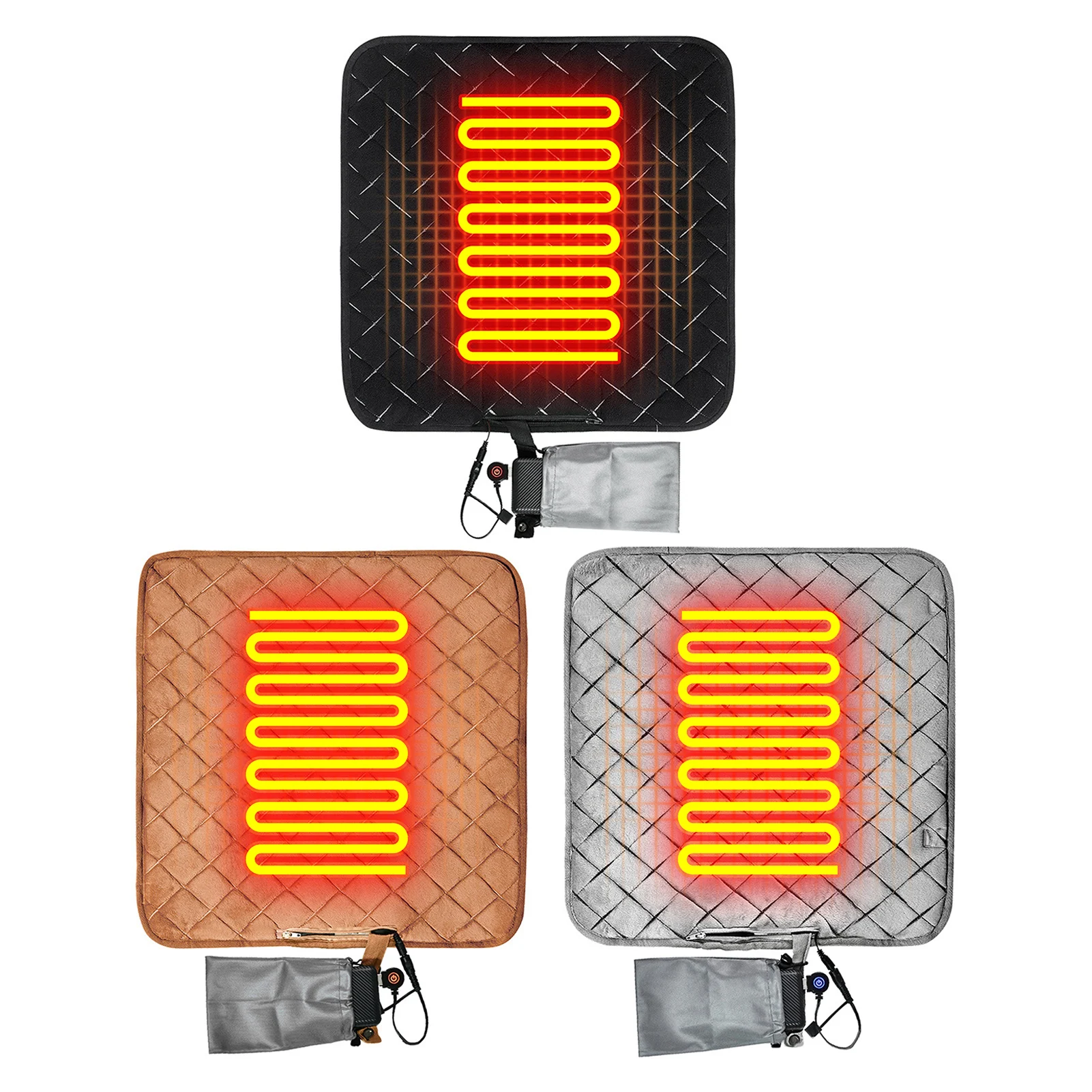 Heated Car Seat Cover Heating Electric Car Seat Cushion Hot Keep Warm