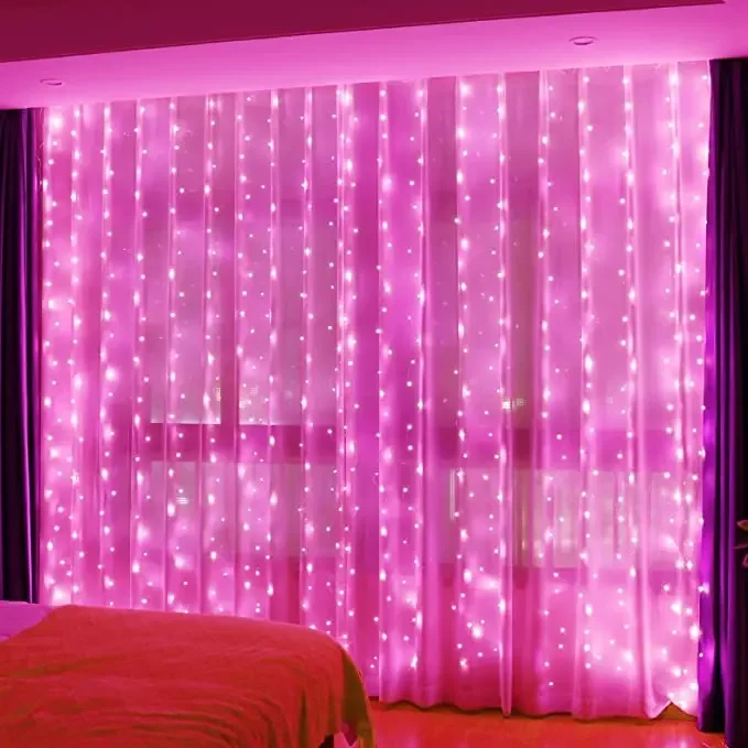 thumbnail image 1 of Guirnalda de luces LED navideñas con control remoto por USB, 3 m, 4 m y 6 m, decoración navideña para el hogar, guirnalda de Año Nuevo, 1 of 5