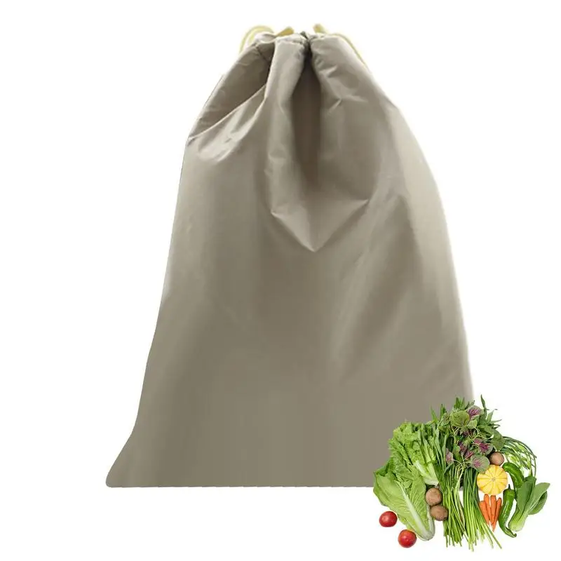 BananaFridgeStorageVegetableBag210DSilverCoatingDrawstring