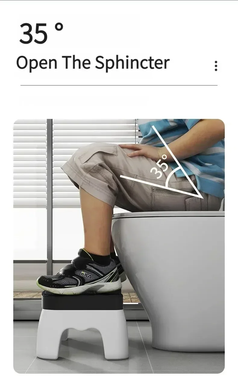 1 PCS Toilet Squat Stool Removable Non-slip Portable Squat Home Adult Bathroom Accessories toilet seat stool