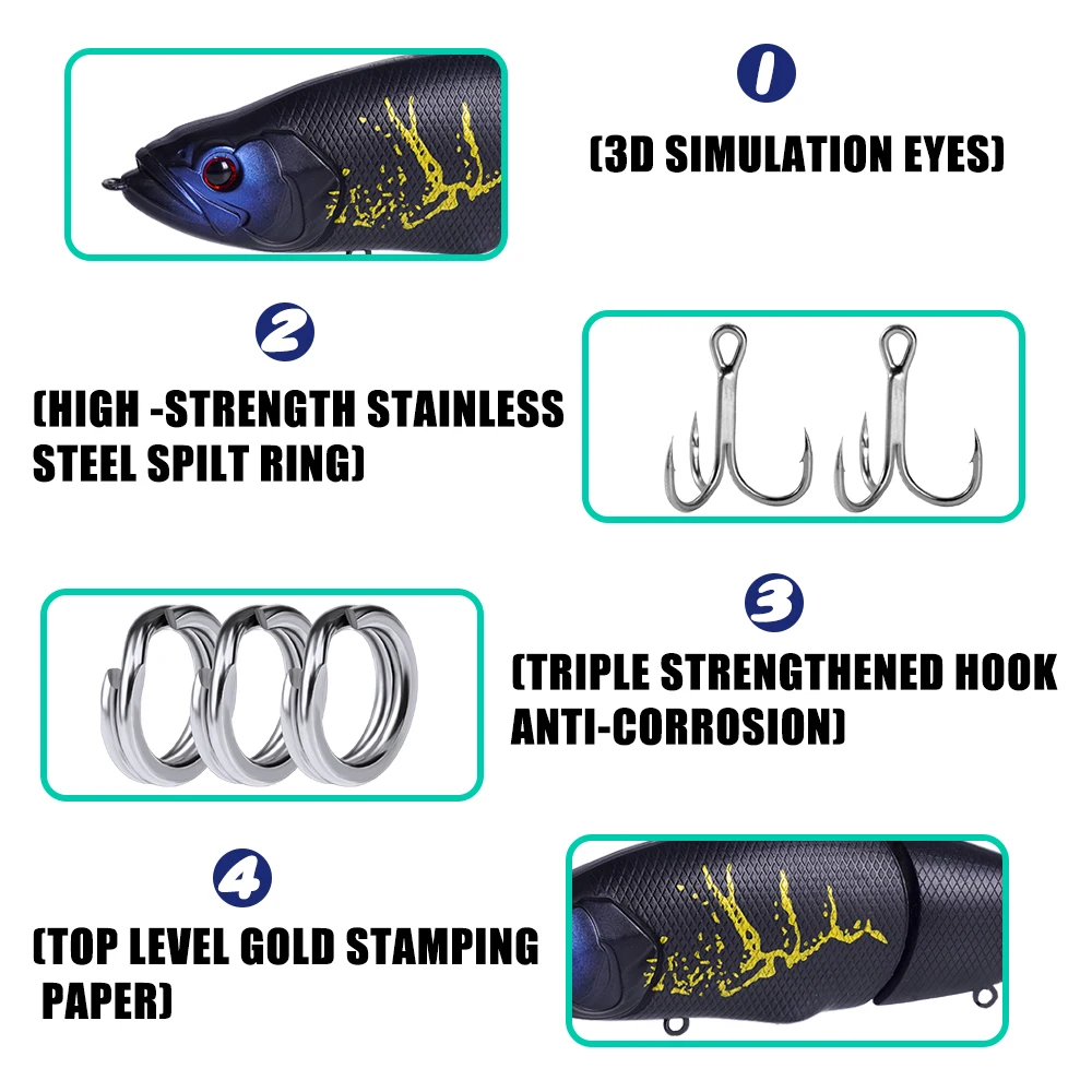 Whopper Vibration Fishing Lures
