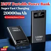 New 20000mAh 120W Power Bank Fast Charging Ultralarge Capacity Portable Digital Display External Battery for Huawei Iphone 16 3