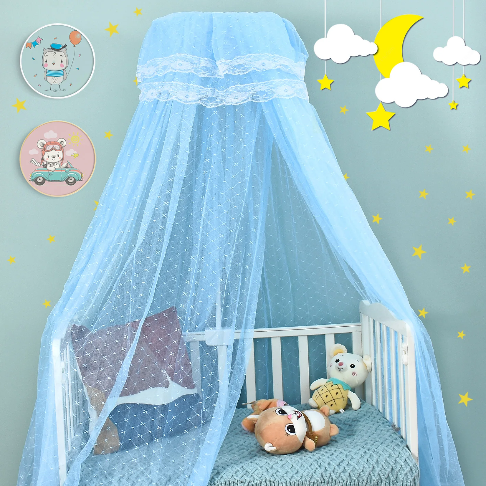 cunas para el mosquitera cuna bebe dosel cama infantil cuna portatil para bebe Mosquitera para bebé verano toldo de malla cuna toldo de malla, bebé cama cuna neto dosel mosquiteros|Red de