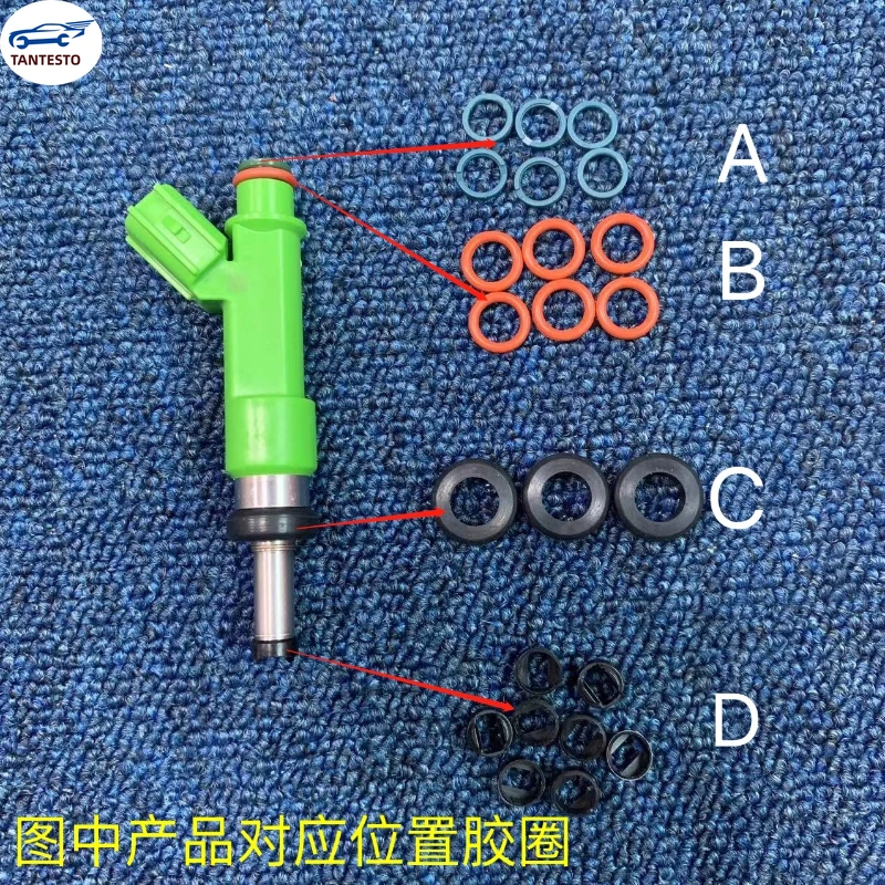 

For 2010-2015 Lexus RX270 2.7 Fuel Injector Rubber Ring, Seal Ring Repair Kits