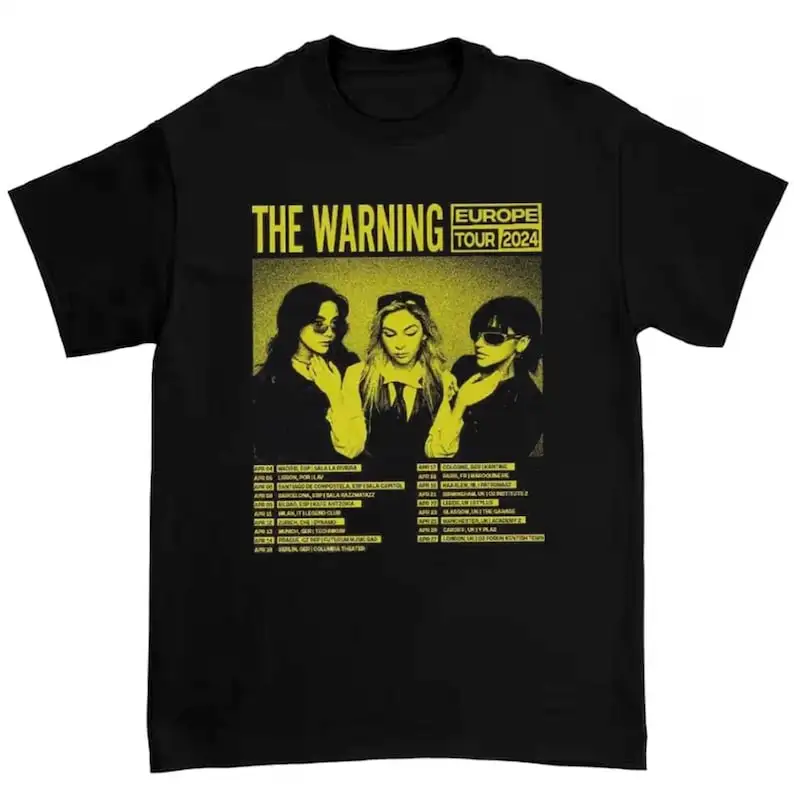 

The Warning Band Europe Tour 2024 unisex t-shirt, sweatshirt