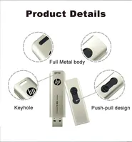 HP USB Flash Drive 3.2 32GB 64GB High Speed Sticks External Storage Metal Pen Drive Creative Personality Car Music 6