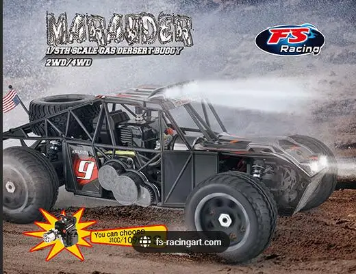 1/5 Scale IMEX FS Racing FSR Marauder off Road Desert 4WD
