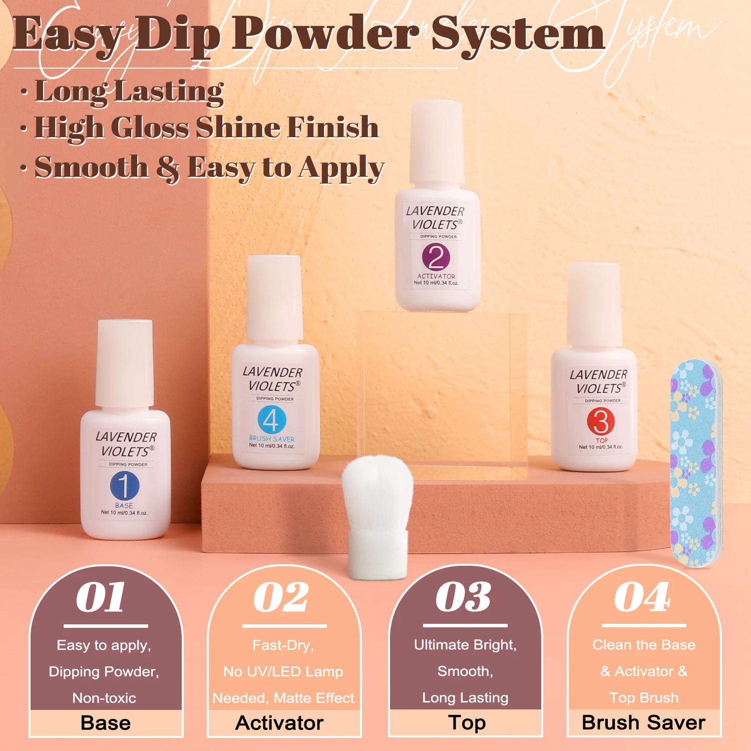 22pcs Dip Powder Nail Kit with 16 Yellow Red Green Brown Colors Air Dry Dipping Powder and Dip Liquid Set for Nail Art 4