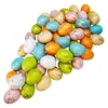 60 Pcs 6 Colors Foam Easter Eggs Pastel Easter Eggs Decorations Gold Easter Eggs Decorative Gold Speckled Eggs 4 X 6Cm 1
