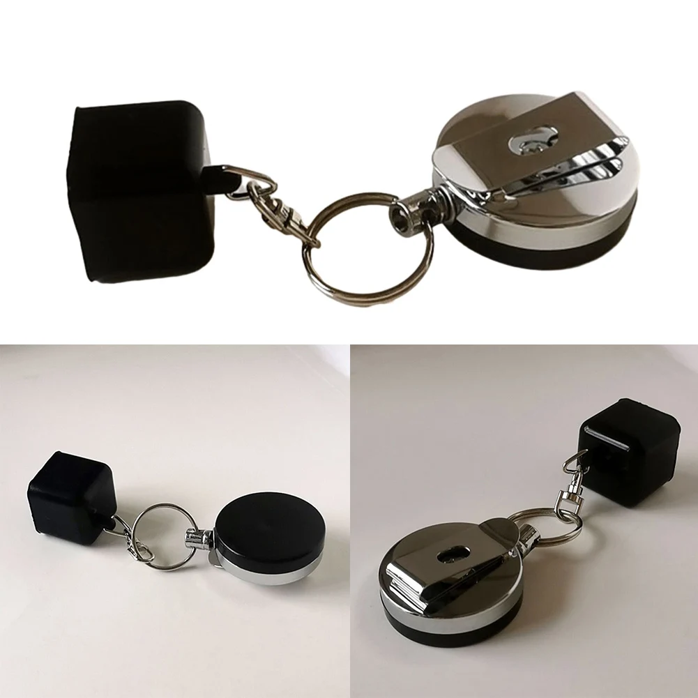 Billiard Telescoping Chalk Holder Snooker Pool Cue Chalk Holder Keychain Tool Drawing Belt Clip Telescopic Billiard Clamp