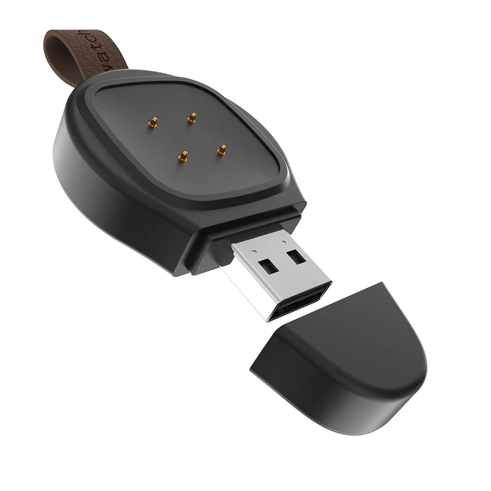 For Fitbit Versa 3/Fitbit Sense Charger Magnetic USB/Type-C Watch Charger Smart Watch Portable Wireless Charger Travel Cordless