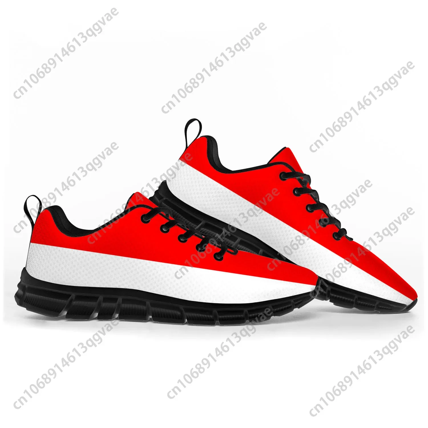 Indonesian Flag Sports Shoes Mens Womens Teenager Kids Children Sneakers Indonesia Casual Custom High Quality Couple Shoes