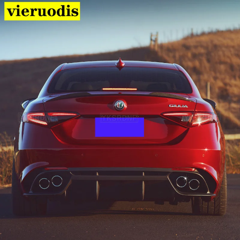Becquet arrière en Fiber de carbone FRP, aileron de coffre pour Alfa Romeo Giulia Sedan
