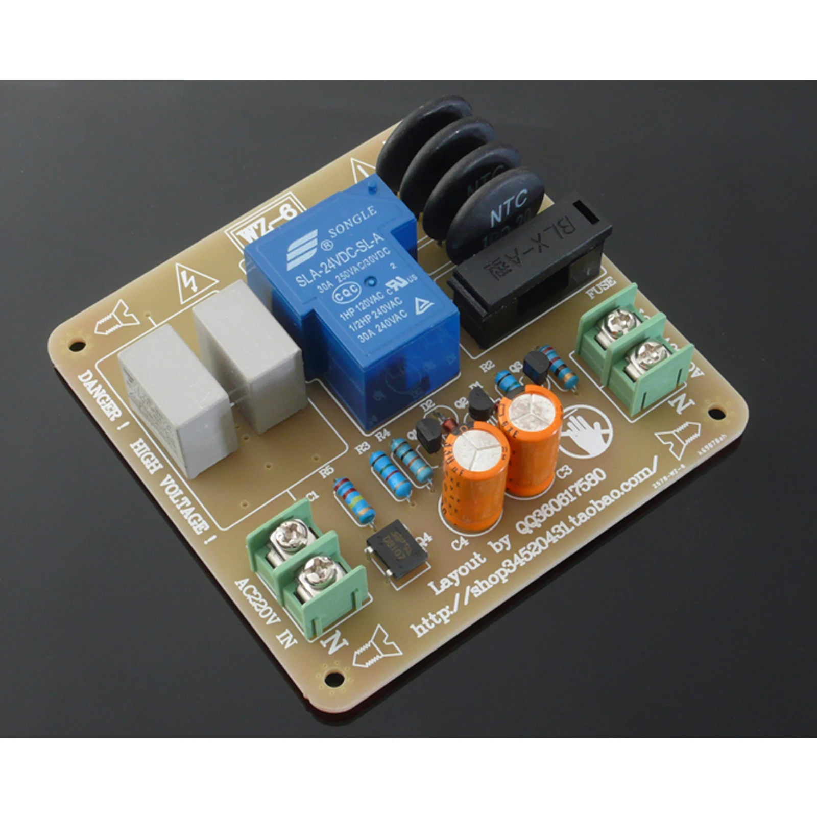 

220V/110V High Power Pure Class A Amplifier With Soft Start Buffer Board Anti-Transformer Shock