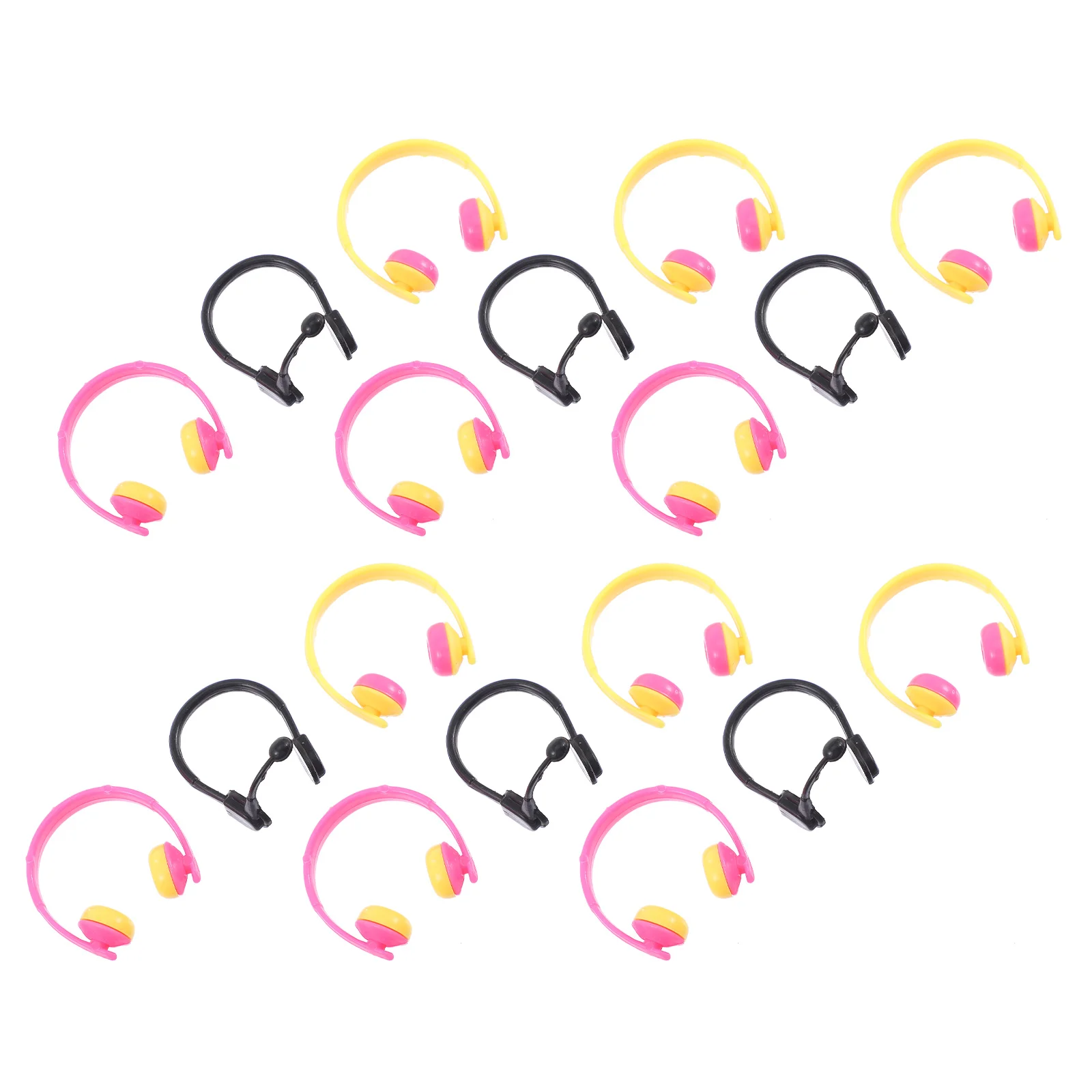 

80 Pcs Mini Sunglasses Earphone for Dressing-up Headsets Decoration Puppet