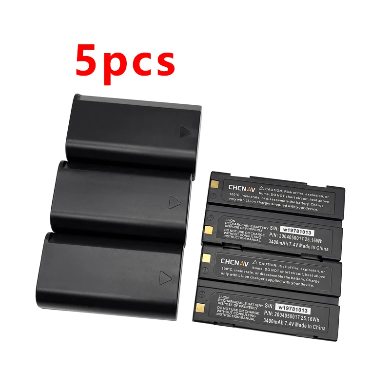 

5 шт., аккумулятор для GPS, 2004050017 мАч, 3400 в