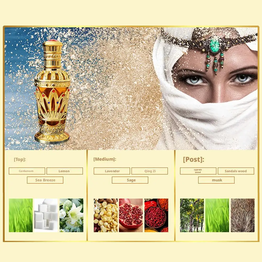 Arabisk eau de toilette unisex långvarig charmig doft_voghion.com