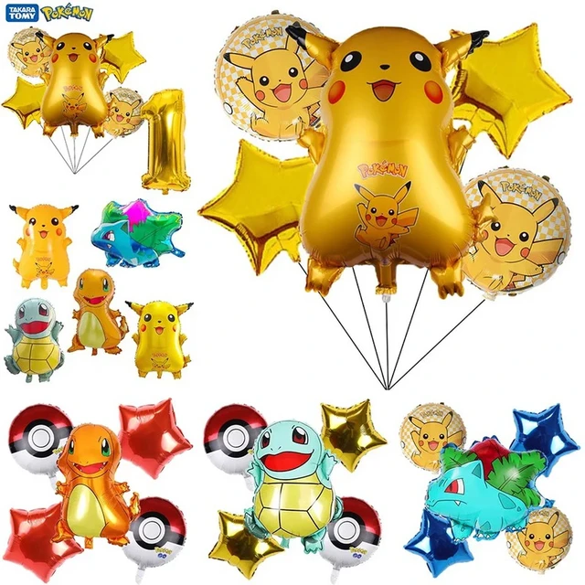 Ballons Pokémon Pikachu en Aluminium à Hélium, Fournitures de  ixPréChristophe, Décorations d'Anniversaire, Cadeaux pour Garçon -  AliExpress