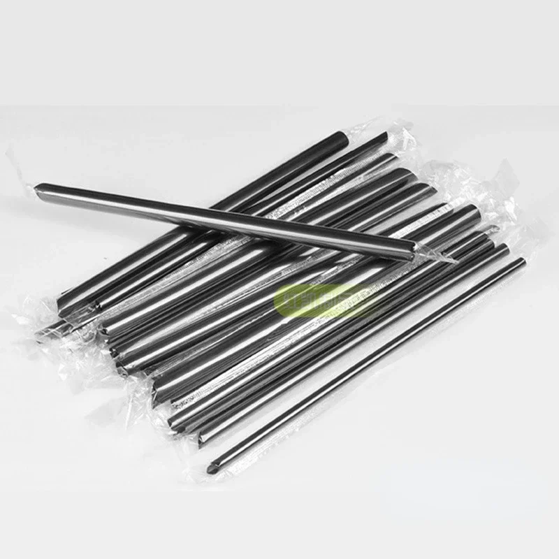 100pcs Big Milkshake Straws Bubble Boba Milk Tea Plastic Thick Straws Smoothie Cold Drinking Drinkware Bar Accessories Disposable Plastic Straws