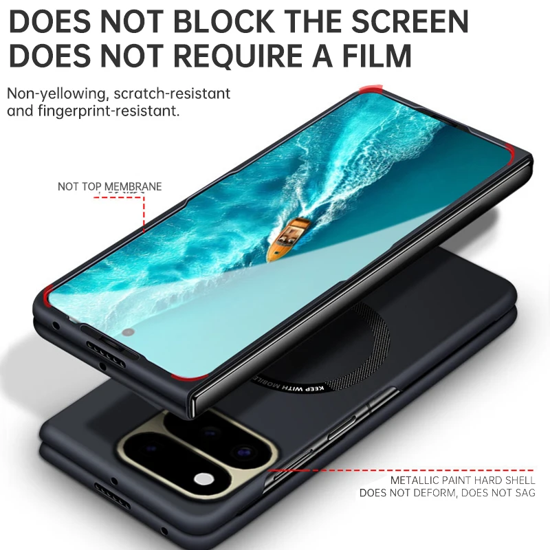 MagSafe Magnetic Shockproof Protective Phone Case with Wireless Charging Compatibility