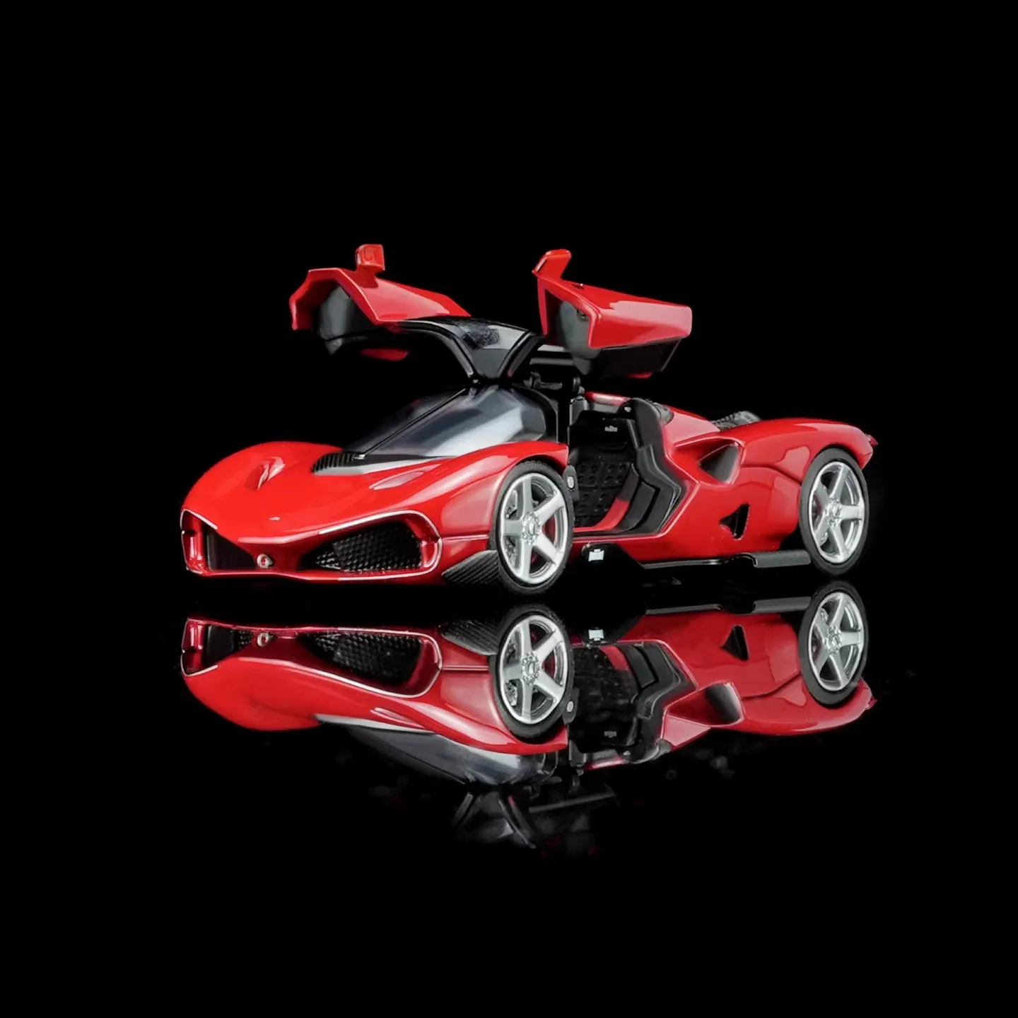 1:64 모터헬릭스 닐루27 하이퍼카 풀 오픈 도어 & 후드 디테일 엔진 다이캐스트 모델 화이트 블랙 레드 장난감 소년용 선물 재고 있음