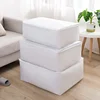 Pure Color Clothes Organizer Wardrobe White Quilt Blanket Organizers Waterproof Clothing Storag Bag Zipper Organization Bags 1