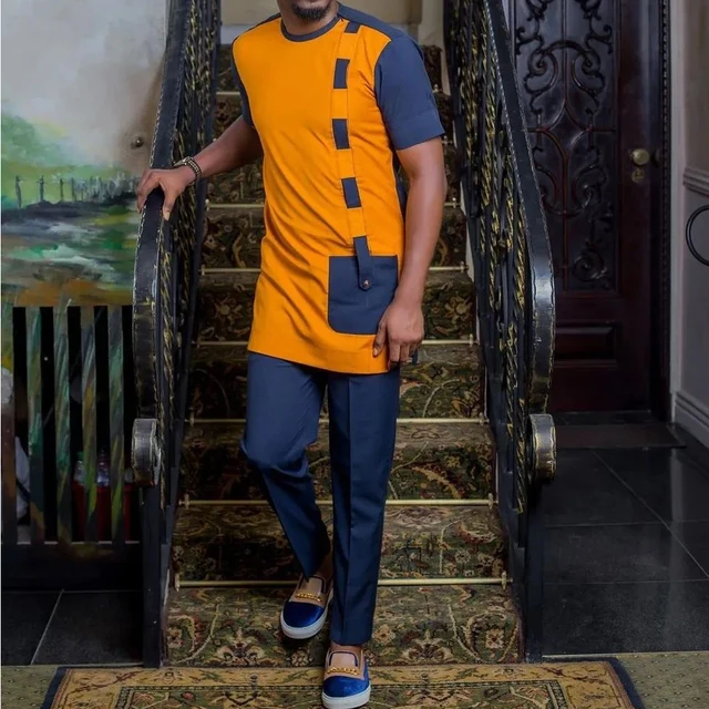 Mustapha Short Sleeve Dashiki Outfit